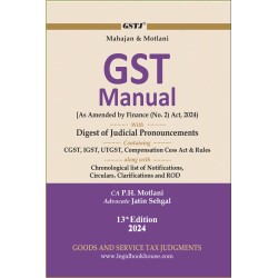 GST Manual with Digest of Judicial Pronouncements - Pocket Edition