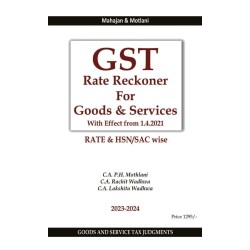 GST Rate Reckoner for Goods & Services [With Effect from 1.4.2021]