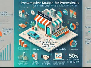 Presumptive Taxation for Small Businesses and Professionals (Section 44AD/44ADA) - By CA Vikas Guru